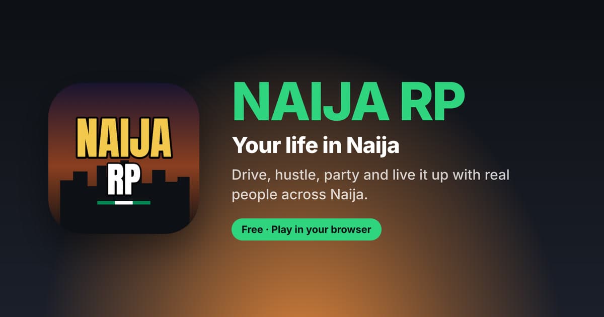 Naija RP screenshot