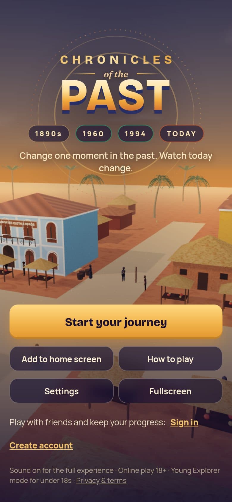 Chronicles of the Past screenshot