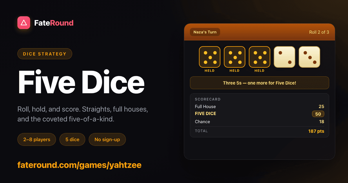 Five Dice screenshot
